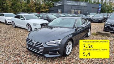 Audi A5 Sportback 2.0 TFSI Nawigacja LEDY Łopatki Tempomat 