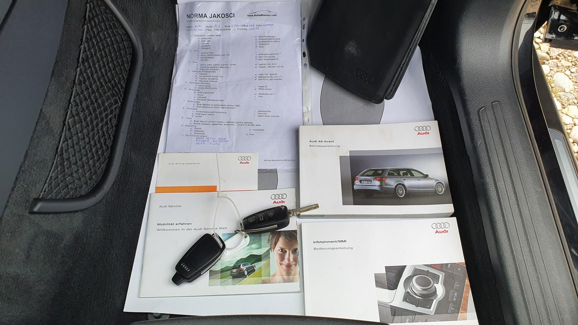 Audi A6 2.0 Turbo S-Line Skóra Nawigacja Xenon Webasto Nowy Rozrząd
