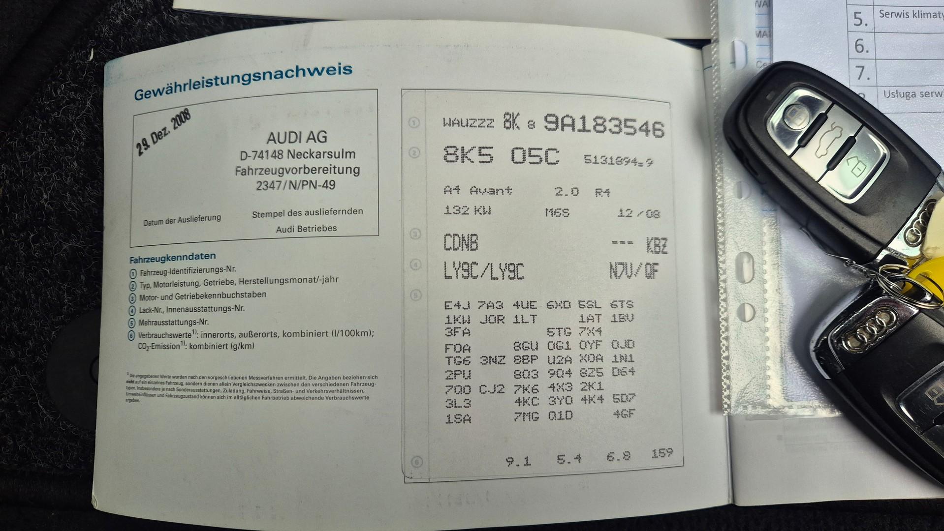 Audi A4 2.0 TFSI S-Line bi xenon Skóra 