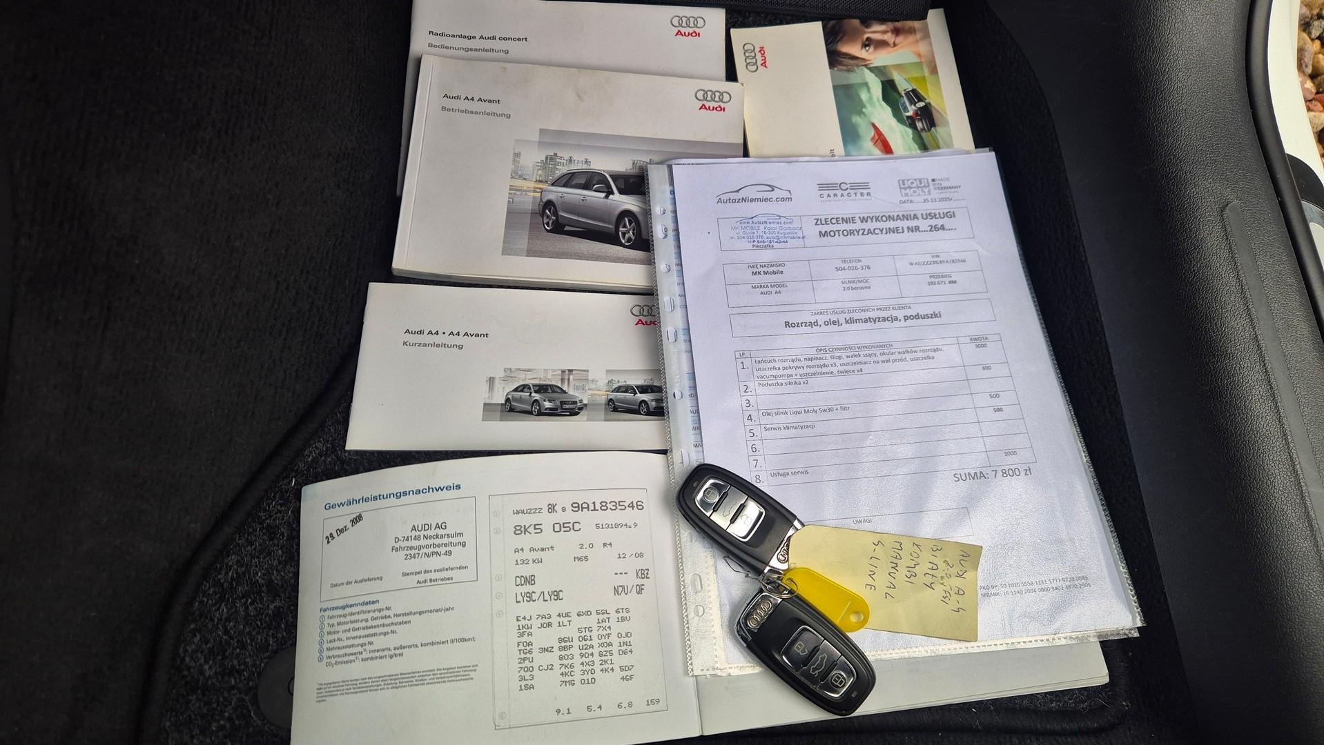 Audi A4 2.0 TFSI S-Line bi xenon Skóra 