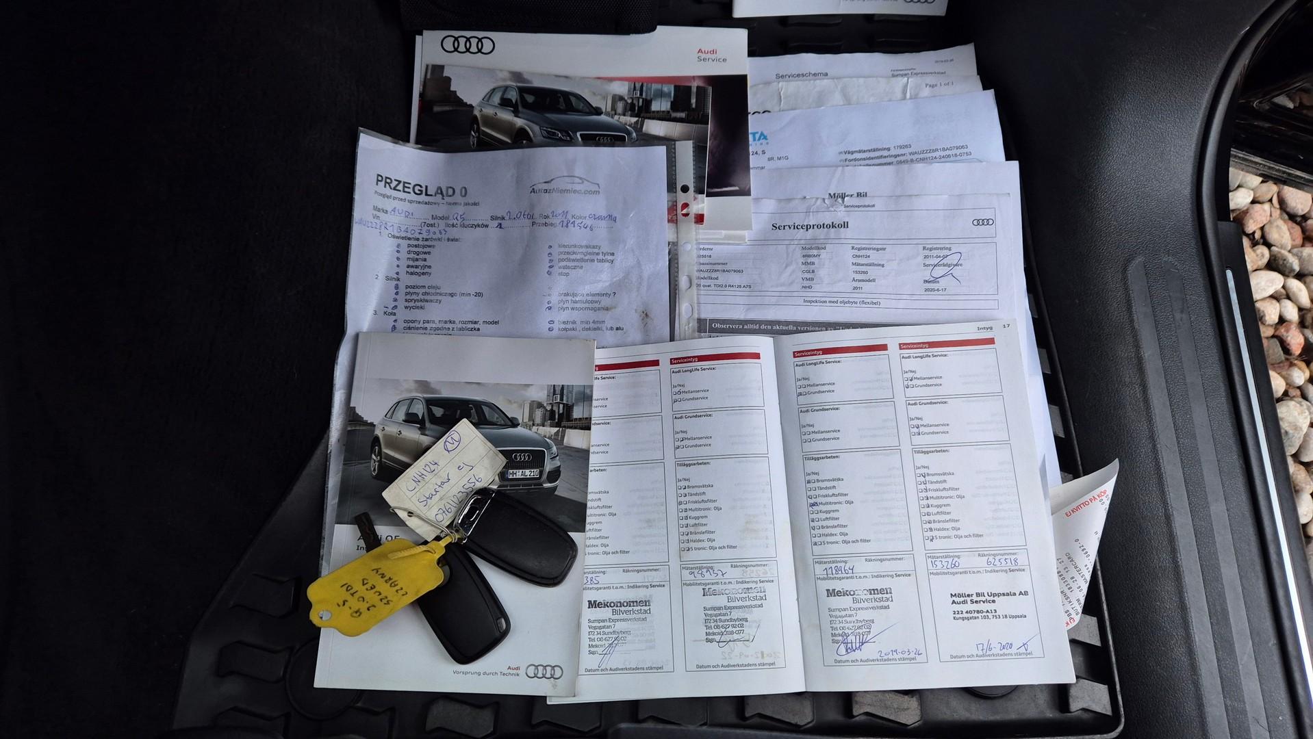 Audi Q5 2.0 TDI Quattro Skóra el. Klapa Bi Xenon